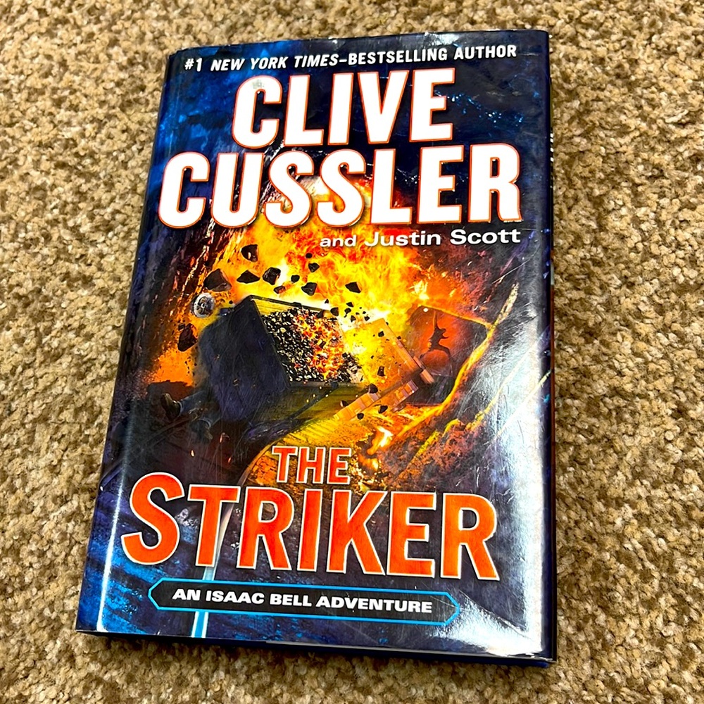 The Striker by Clive Cussler a hard cover book